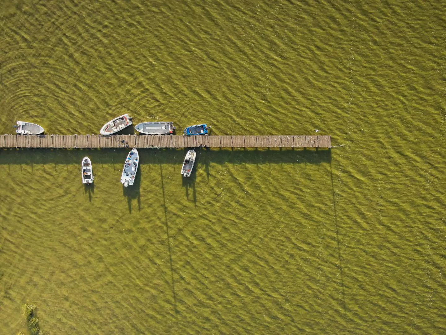 foto desde un drone club de pesca y natutica madariaga